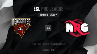 Renegades vs NRG  ESL Pro League Season 9 NA map3  deinferno SSW [upl. by Ilujna956]