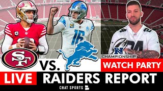 49ers vs Lions Live Stream NFL Playoffs NFC Championship FREE FOX Watch Party  Raiders Report [upl. by Savart63]