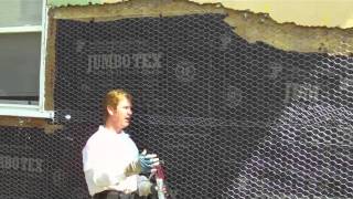 How to remove and correct leaking stucco walls [upl. by Newkirk]