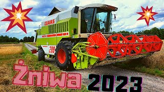 Żniwa 2023 Pszenica na 7 Ton CLAAS MEGA [upl. by Valer419]