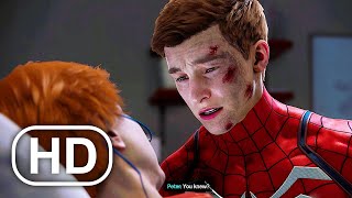 Aunt May Asks SpiderMan To Remove His Mask Before She Dies Scene 4K ULTRA HD SpiderMan Remastered [upl. by Burdett552]