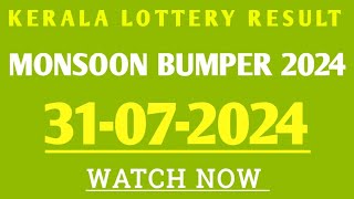 MONSOON BUMPER 2024 BR98 KERALA LOTTERY RESULT 31 JULY 2024 [upl. by Ekaj786]