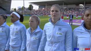 La Marseillaise Equipe de France Féminine de Football [upl. by Aleahpar603]