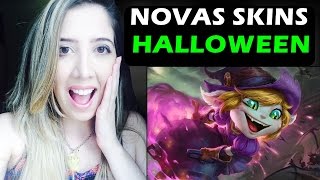 Pequeno Capeteemo Morgana Feiticeira Tristana Bruxinha  Skins Halloween  League of Legends [upl. by Winou]