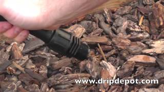 How To Cap Off a Run of Poly Drip Irrigation Tubing [upl. by Yenahpets]