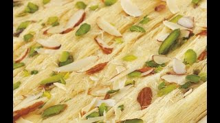 Soan Papdi  Son Papdi Indian sweet recipe [upl. by Ardnahcal]