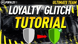 FIFA 21 LOYALTY GLITCH TUTORIAL  FIFA 21 ULTIMATE TEAM [upl. by Herr]