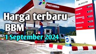 Kompak Turun  Daftar Harga BBM  per 1 September 2024 [upl. by Nerrot961]