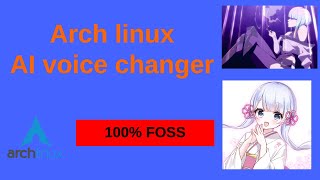 How to install Okada AI voice changer Arch Linux [upl. by Hackathorn105]