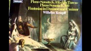 Mozart Piano Sonata K331 Wilhelm Kempff [upl. by Epilif]