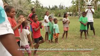 À Maré des olympiades pour sensibiliser les jeunes à l’environnement [upl. by Netsirk]