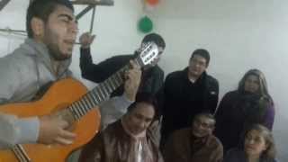 Serguio Galleguillo en familia Renzo cantando unos tangos Septiembre Musical 2013 Alderetes [upl. by Nauqad]