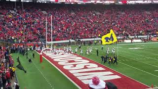 Wisconsin Badgers football vs Michigan  Entrance  111817 [upl. by Artemisia]