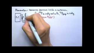 AP Physics 1 Fluid Mechanics 8 Manometer [upl. by Torruella]