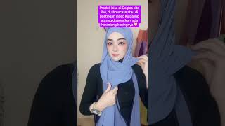 Tutor hijab buat nyantai tutorialhijab tutorialhijabmudah hijabaksesorishijab pasmina [upl. by Otanod180]