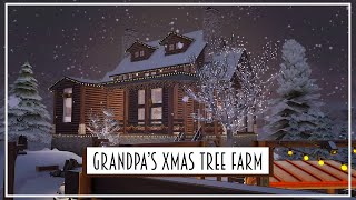 Grandpas Christmas Tree Farm 🎄 The Sims 4 Speedbuild [upl. by Aitekram]