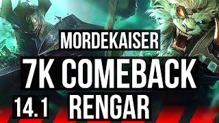 MORDE vs RENGAR TOP  Comeback 400 games  KR Diamond  141 [upl. by Loutitia]