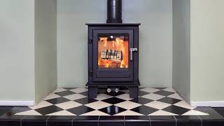 Clock Blithfield Compact 5kW Traditional Multifuel Stove [upl. by Duong858]