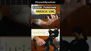 Mariachi Song Desperado Antonio Banderas🎸 Tutorial  TABS  guitarlesson mariachi shorts [upl. by Teodoro]