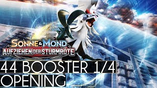 Die Sturmfront  Pokémon Sonne amp Mond Aufziehen der Sturmröte Booster Display Opening  Unboxing [upl. by Frohne]