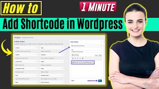 How to add shortcode in wordpress 2024 [upl. by Isia]