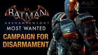 Batman Arkham Knight  Campaign for Disarmament Deathstroke Boss Fight [upl. by Eceela]