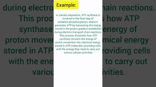 Atp synthase and its example atpsynthase [upl. by Siravat]