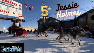 Iditarod 2023  Jessie Holmes 5º en Nome [upl. by Aseuqram]