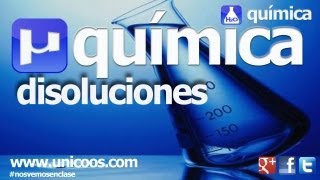 QUIMICA Disoluciones 01 BACHILLERATO molaridad soluto disolucion [upl. by Berwick]