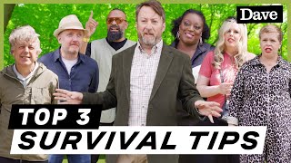 David Mitchells TOP 3 Survival Tips  Outsiders  Dave [upl. by Mendy]