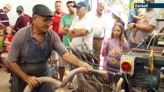 Ron Jacobsohn Visits a Shofar Factory [upl. by Ellerd69]