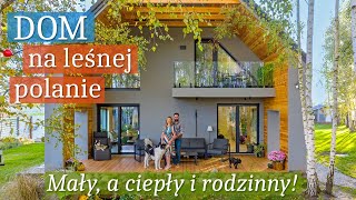 Przytulny DOM 129m2 na LEŚNEJ POLANIE 🏠🌿 OGRZEWANIE pompą ciepła ✨️Wnętrza MARZEŃ w małym domu [upl. by Cronin332]