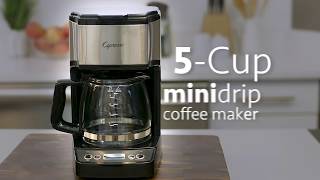 Capresso 5Cup Mini Drip [upl. by Airdnahs]