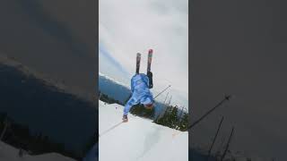 Whistler’s Insane Terrain Park 🤯⛷️ lineskis ski snowboarding skigear whistler [upl. by Ayanat897]