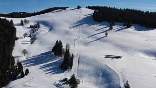 Skigebiet Stollenbach in 79254 OberriedZastler mit schönem Blick zum Feldberg [upl. by Katzman]