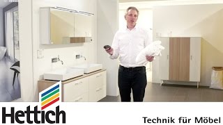 Technik für Möbel im Badezimmer Scharniere Schubkasten und Schiebetürsysteme [upl. by Astrid]