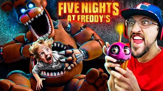 Five Nights at Freddys THE MOVIE Game Hide Kids in Animatronics Challenge w FGTeeV [upl. by Rehpotsihrc606]