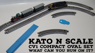 Building myself an N scale quotlayoutquot with Kato unitrack CV1 oval set Lets see what can run on it [upl. by Chaudoin]