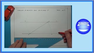 PARALLELA AD UNA RETTA DATA PER UN PUNTO quotPquot 257 [upl. by Acinor]