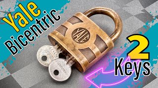 1598 Yale “Bicentric” Padlock Picked [upl. by Ariel222]