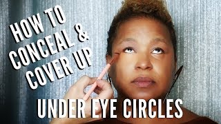 How To Conceal Dark Circles Under Eyes With Orange Concealer Tutorial [upl. by Lisle]