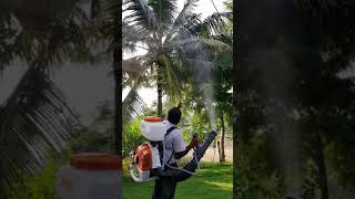 Demo OF STIHL SR 450 MIST BLOWER [upl. by Cuda432]