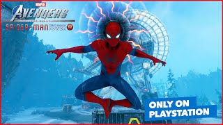 Marvels Avengers  SpiderMan Iconic Suit Gameplay [upl. by Ecnerol62]