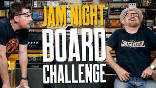 Jam Night Pedalboard Challenge Mystery Amps Provided  Can You Cope [upl. by Nwahsyd268]