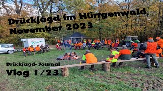 Drückjagd im Hürtgenwald November 2023  DrückjagdJournal  Vlog Folge 0123 [upl. by Armillas908]