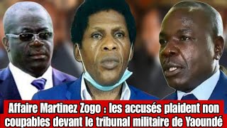 Affaire Martinez Zogo  les accusés plaident non coupables devant le tribunal militaire de Yaoundé [upl. by Raines]