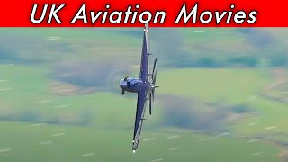 French Air Force Pilatus PC21 low level in the Mach Loop 4K [upl. by Paulsen]