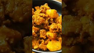 आलू सोयाबीन की सब्जी l ytshorts shorts viralvideo food cooking [upl. by Qidas]