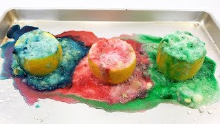 Make a Lemon Volcano  Fun Science Experiment [upl. by Hsizan330]