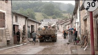 Des inondations dévastatrices en HauteMarne [upl. by Immaj514]